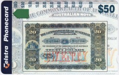 Telstra Pre-Decimal Banknote Phonecards