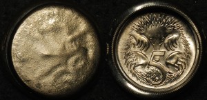 The Die Cap Coin Error -Some Australian Coin Examples